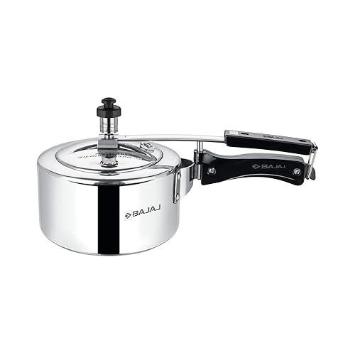 Bajaj Aluminium Inner Lid Pressure Cooker, 2 Litre, Silver